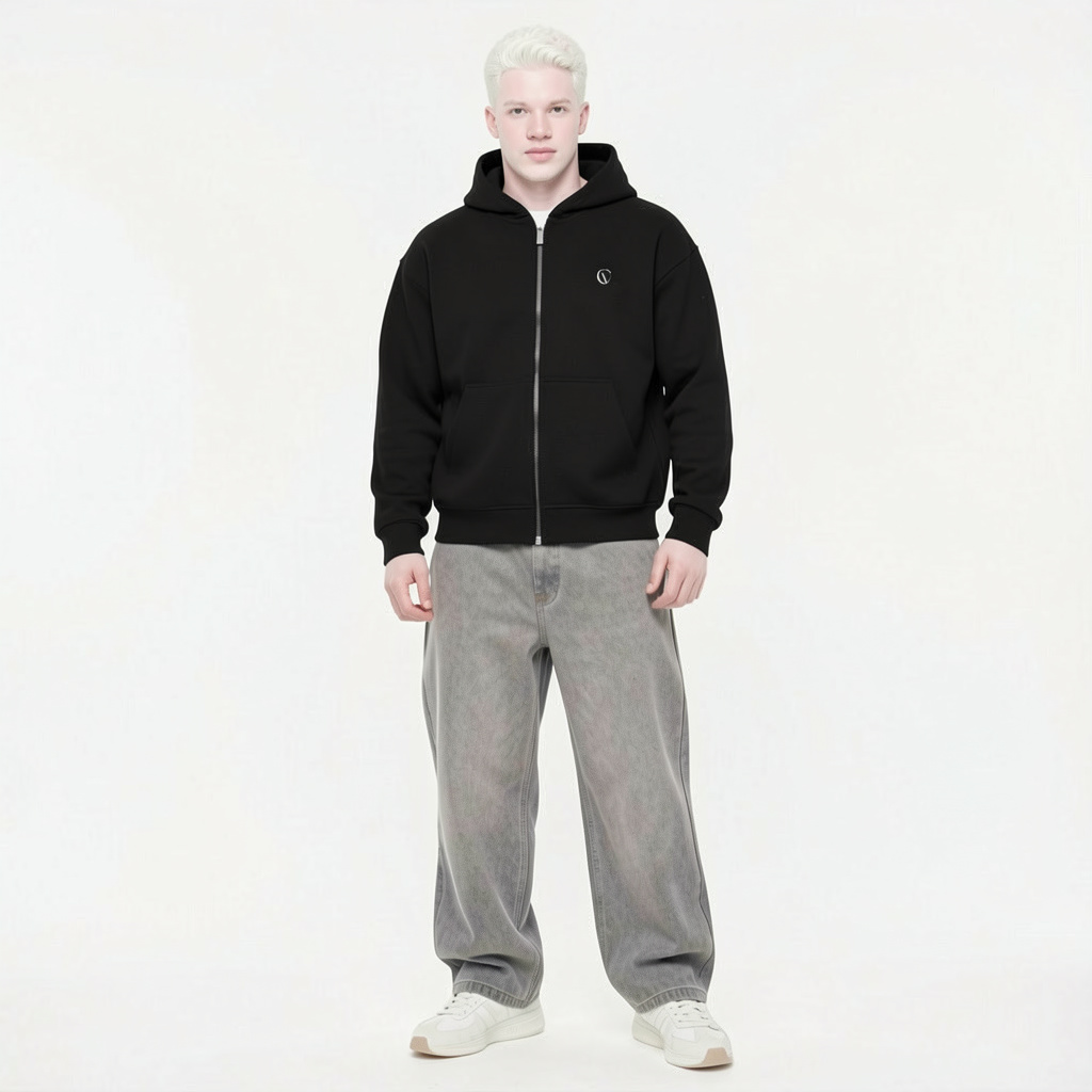 CORVELLI Zip-Jacke Black
